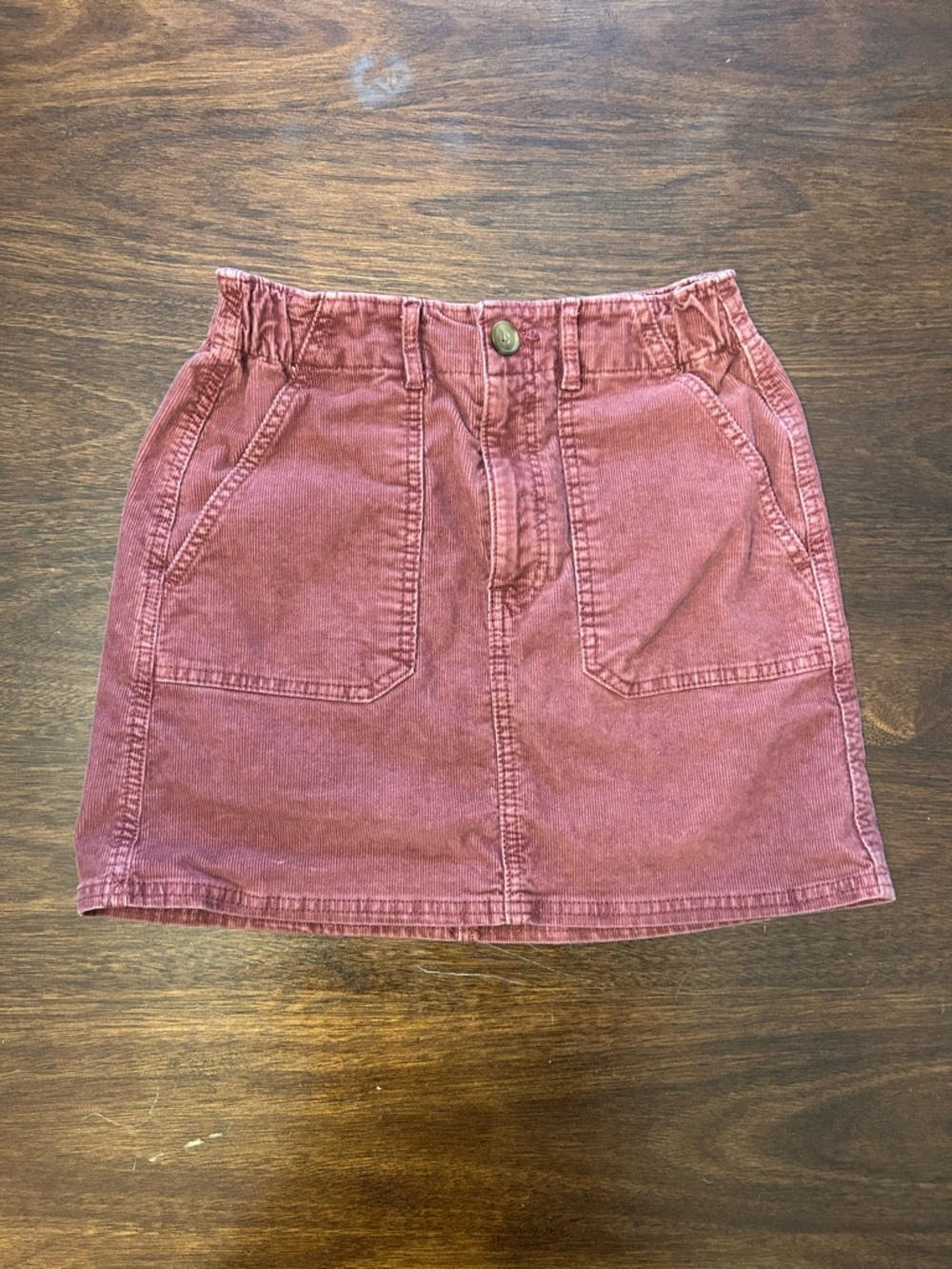 American Eagle Outfitters Rose Corduroy Mini Skirt